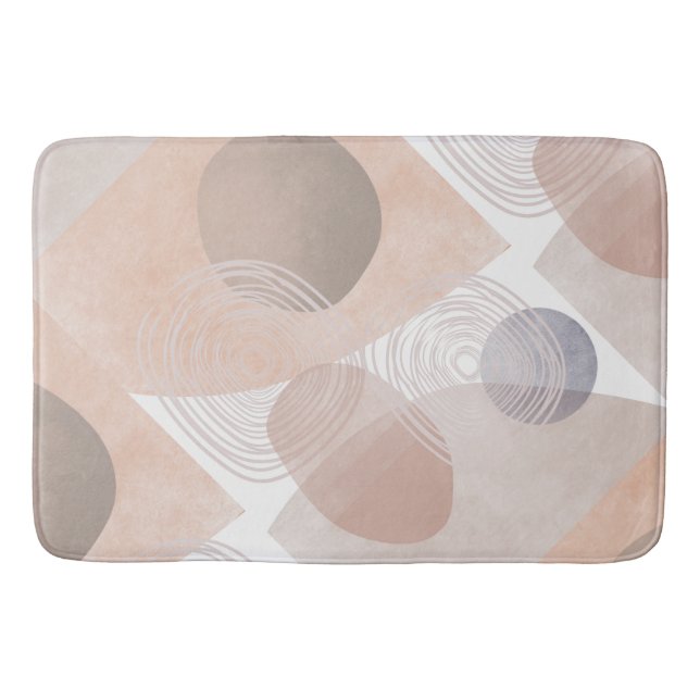 Tapis De Bain Conception Motif Abstraite (Devant)