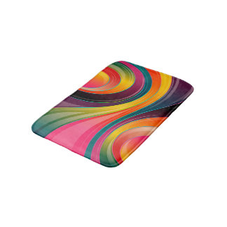 Tapis De Bain Conception multi à la mode de mouvement giratoire