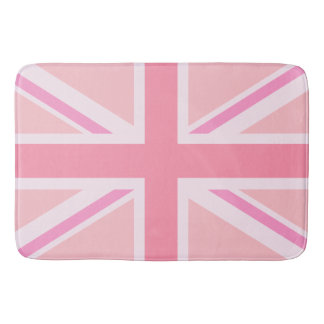 Tapis De Bain Conception Union Jack rose/Drapeau