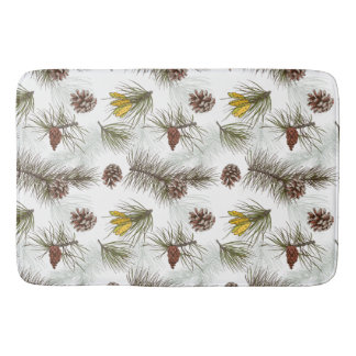 Tapis De Bain Cônes de pin d'automne
