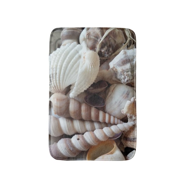 Tapis De Bain Coquillages Soleil Mat Mat Plage Été Coquille Exot (Devant (Vertical))