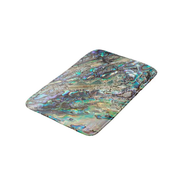 Tapis De Bain Coquille de paua de reine (Angle)