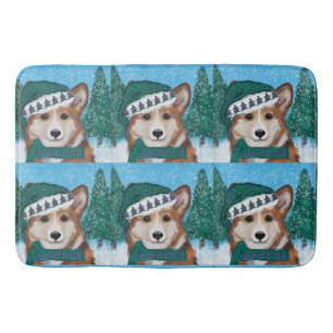 Tapis De Bain Corgi