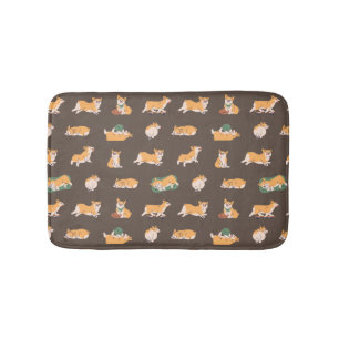 Tapis De Bain Corgi joyeux