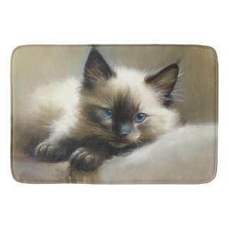 Tapis De Bain Cosy Companion Siamese Kitten