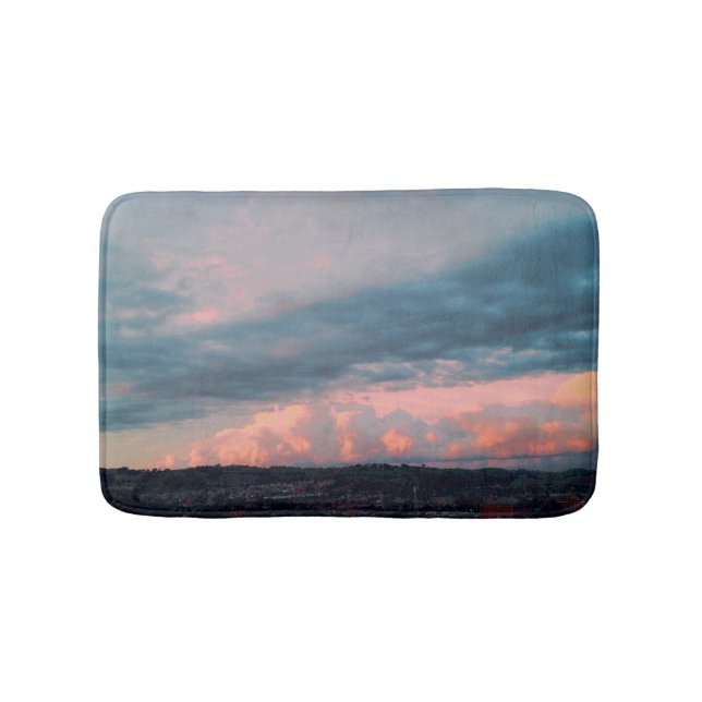 Tapis De Bain Coucher de soleil majestueux au Pays de Galles (Devant)