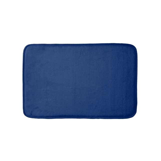 Tapis De Bain Couleur solide bleue royale (Devant)