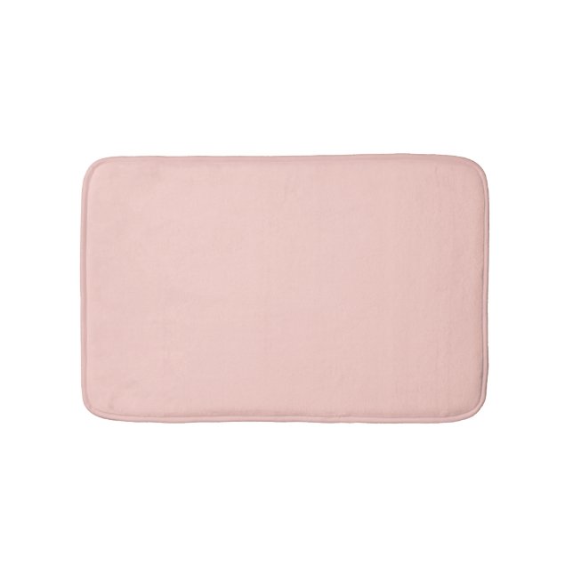 Tapis De Bain Couleur solide de sel rose (Devant)