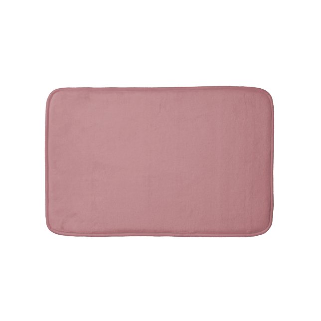 Tapis De Bain Couleur solide Rose poussiéreux (Devant)