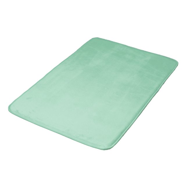 Tapis De Bain Couleur solide verte marine (Angle)
