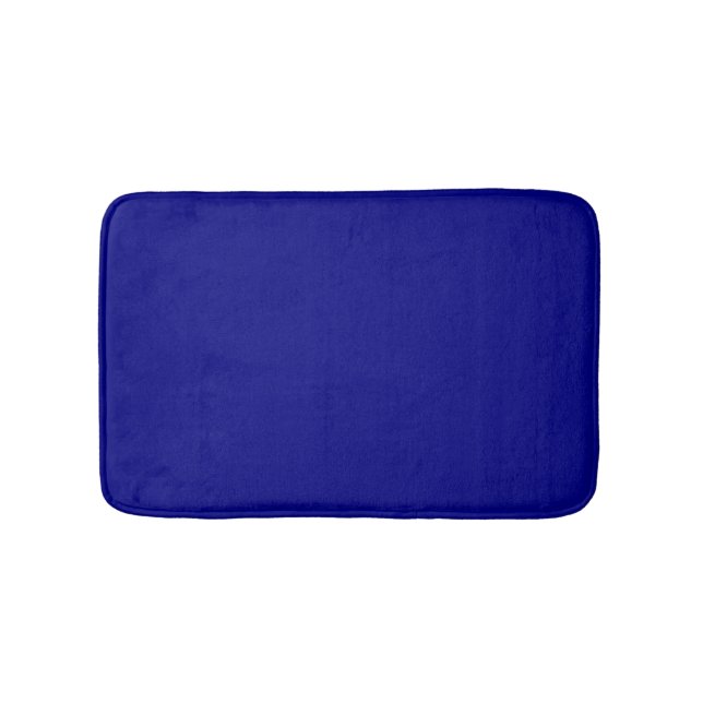 Tapis De Bain Couleur uni bleu marine (Devant)