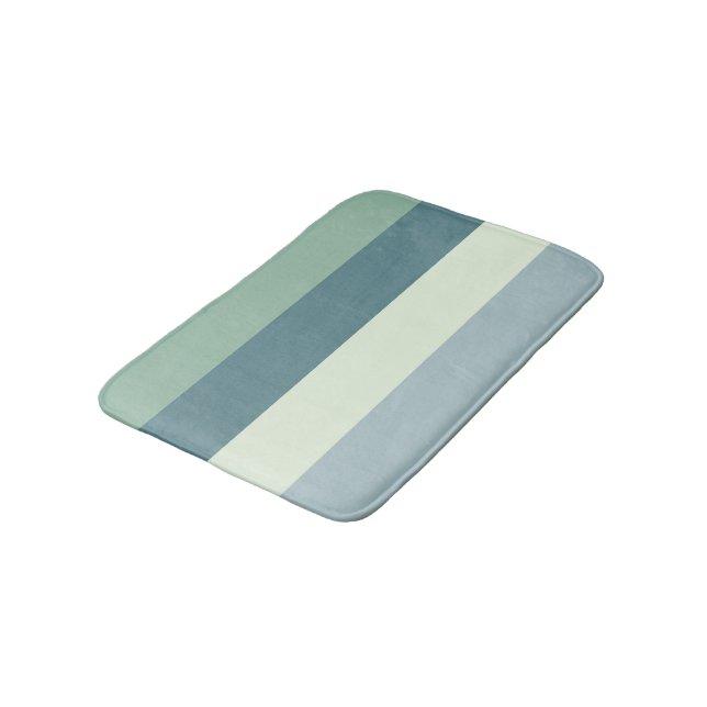Tapis De Bain Couleurs relaxantes Rayures (Angle)