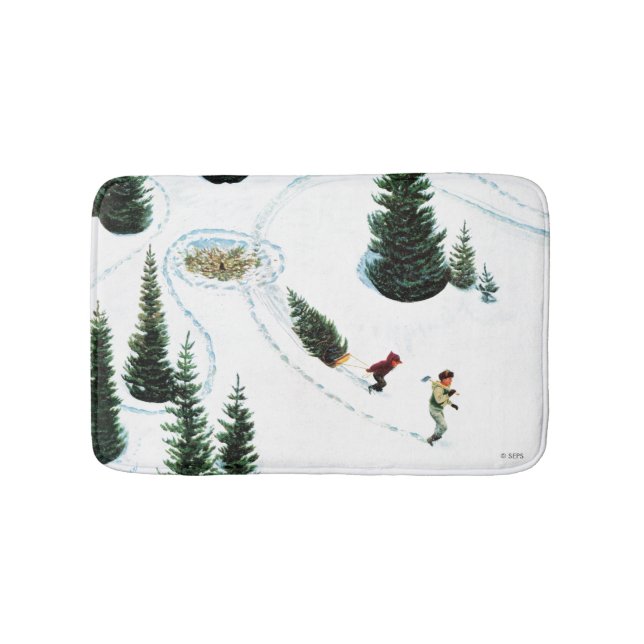 Tapis De Bain Couper l'arbre (Devant)