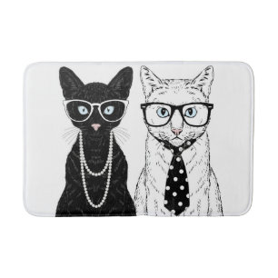 Tapis De Bain Couples de chat