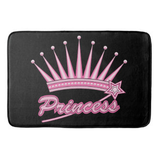 Tapis De Bain Couronne rose princesse