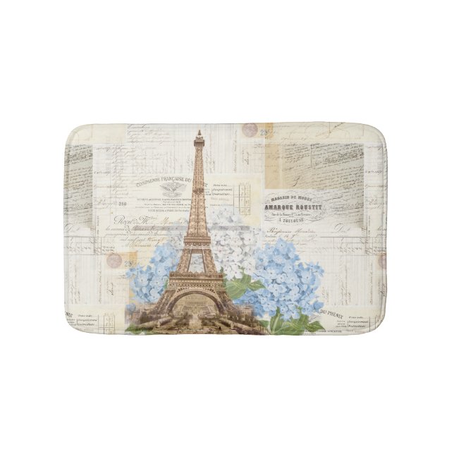 Tapis De Bain Couverture bleue de Bath d'hortensias de Tour (Devant)