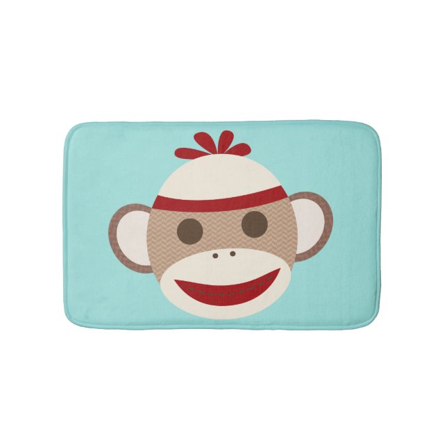 Tapis De Bain Couverture de singe de chaussette/tapis de bain (Devant)