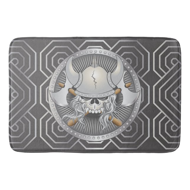 Tapis De Bain Crâne viking (Devant)