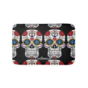 Tapis De Bain Crânes noirs Duo Thunder_Cove 