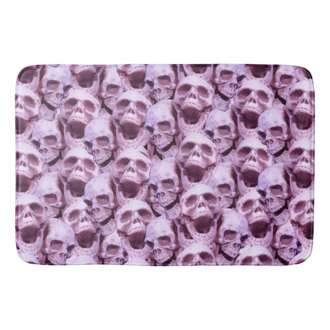 Tapis De Bain Crânes roses (Devant)