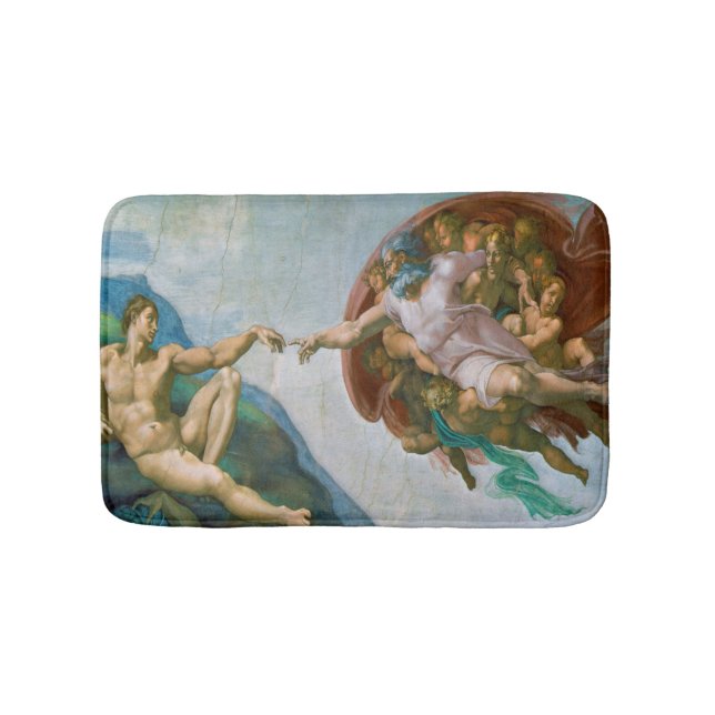 Tapis De Bain Création d'Adam - Michel-Ange 1475 - 1564 (Devant)