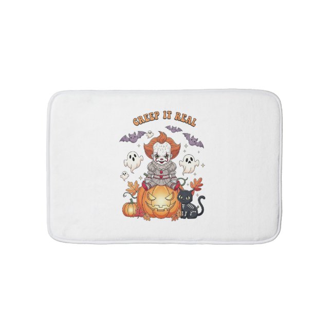Tapis De Bain Creep It Real Halloween Clown (Devant)