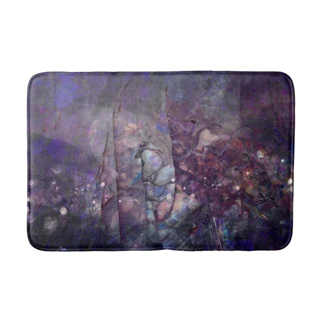 Tapis De Bain Cristal rustique Geode d'améthyste (Devant)