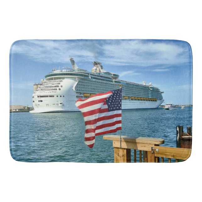 Tapis De Bain Croisière patriotique Sailaway (Devant)
