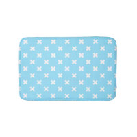 Croix blanche sur le bleu bébé