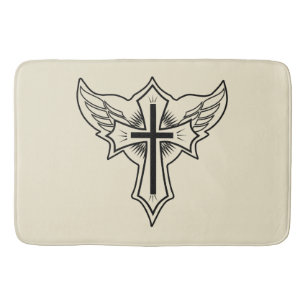 Tapis De Bain Croix chrétienne