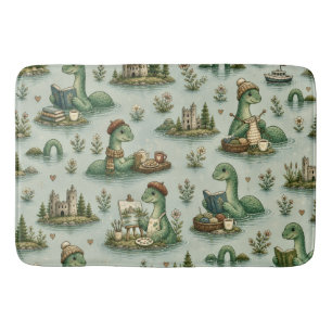 Tapis De Bain Cryptides confortables Nessie Monstre du Loch Ness