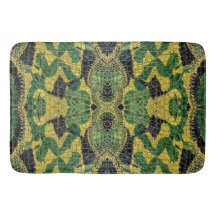 Cuir de dragon Crocodile Alligator Vert Jaune