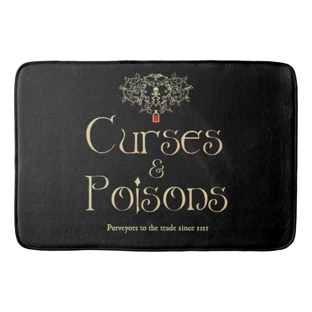 Tapis De Bain Curies et poisons (Devant)