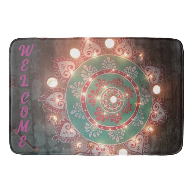 Tapis De Bain Custom welcome design  (Devant)