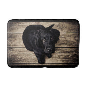 Tapis De Bain Cute Black Lab