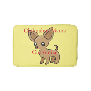 Tapis De Bain Cute Chihuahua Mama Art Thunder_Cove