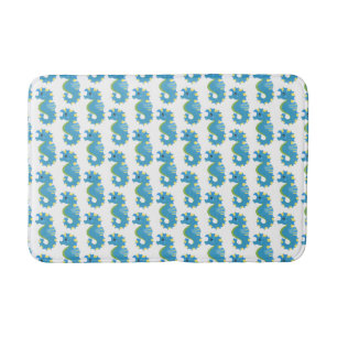 Tapis De Bain Cute créature marine - Seahorse