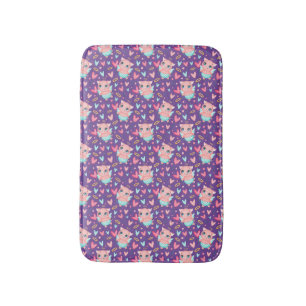 Tapis De Bain Cute Cupid Cochon Whit Hearts Motif