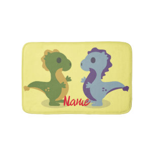Tapis De Bain Cute Dinosaur Paire Thunder_Cove