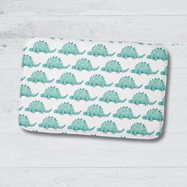 Tapis De Bain Cute Dinosaur Stegosaurus Enfants (Créateur téléchargé)