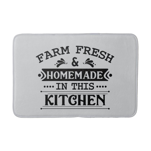 Tapis De Bain Cute Farm fresh homemade kitchen (Devant)