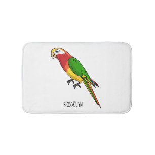 Tapis De Bain Cute happy parrot