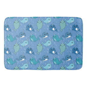 Tapis De Bain Cute Narwhal Motif