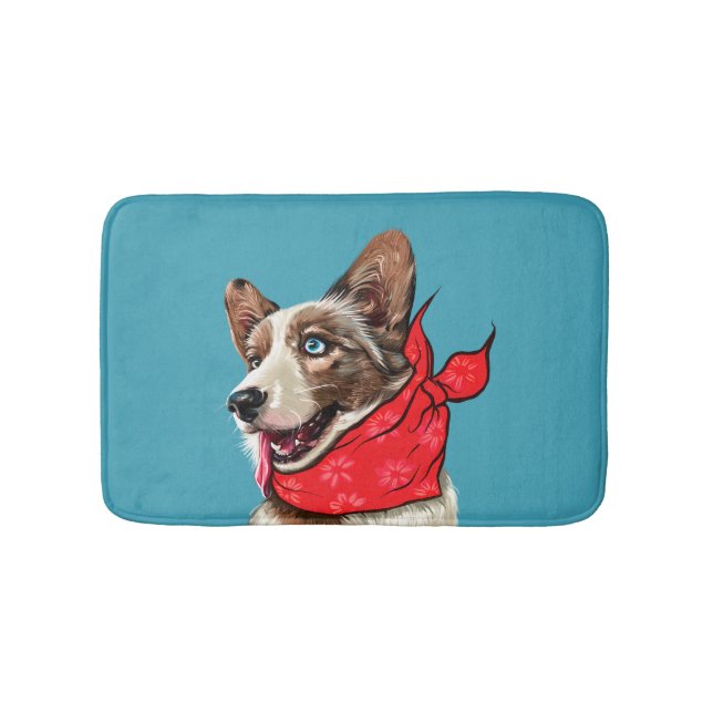 Tapis De Bain Cute Pembroke Welsh Corgi (Devant)