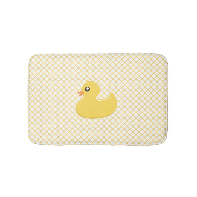 Tapis De Bain Cute Yellow Rubby Ducky Bath Mat (Devant)