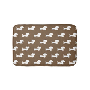 Tapis De Bain Dachshund Salle de bain Mat Doxie Brown Salle de b