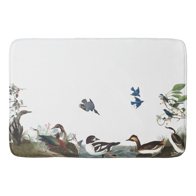 Tapis de bain d'animaux de faune d'oiseaux (Devant)