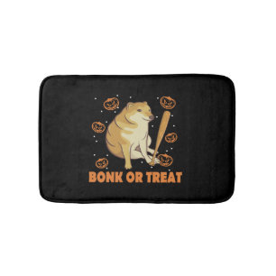 Tapis De Bain Dank Meme Cheems Halloween Chien