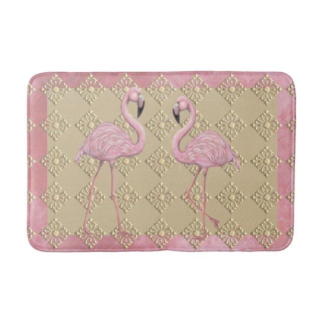 Tapis De Bain Danse Flamant rose (Devant)