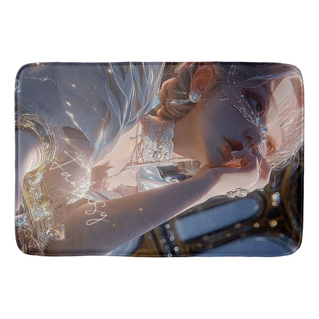 Tapis De Bain Dark fantasy girl / Aesthetic (Devant)